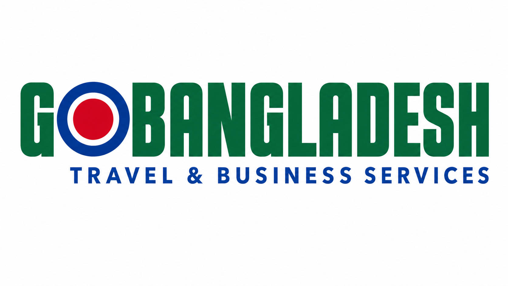 Gobangladesh logo representing the country's national identity on a green and red emblem